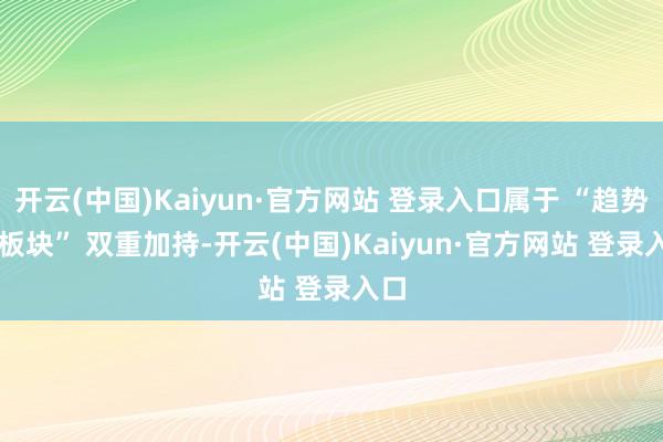 开云(中国)Kaiyun·官方网站 登录入口属于 “趋势 +